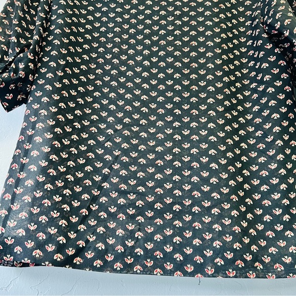 Vintage Western Sheer Black and Red Blouse - Picture 5 of 9